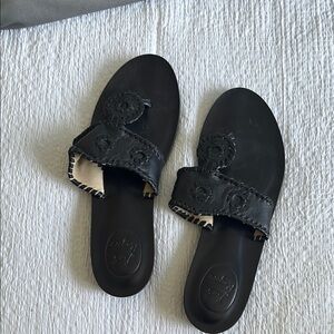 Jack Rogers Black Sandals